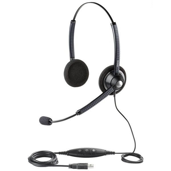 Jabra BIZ 1900 USB Duo Noise Cancelling Wired Headset