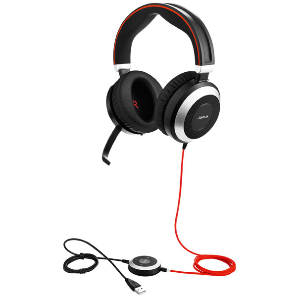 Jabra Evolve 80 Stereo USB UC Corded Headset