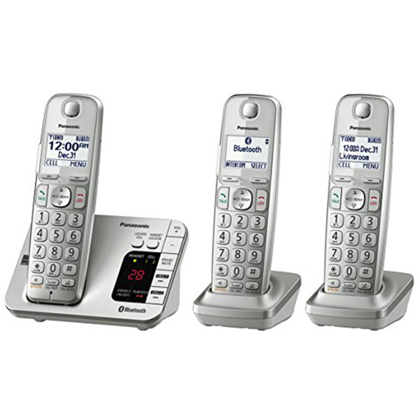 Panasonic KX-TGE263S Link2Cell Bluetooth Expandable Cordless Handsets