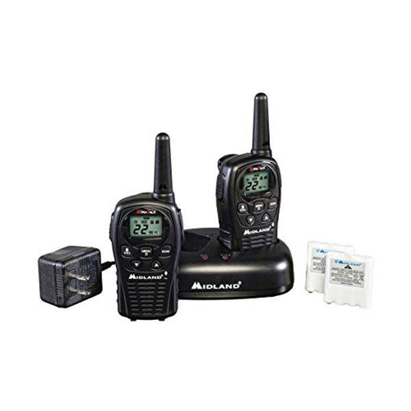 Midland Radio GMRS 2-Way Radio (Up to 24 miles) Black