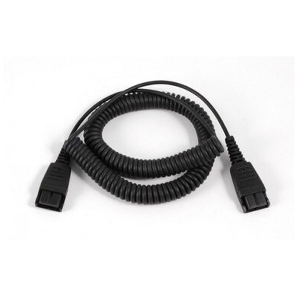 Jabra QD to RJ-9 Replacement Coiled Cord for Link 850