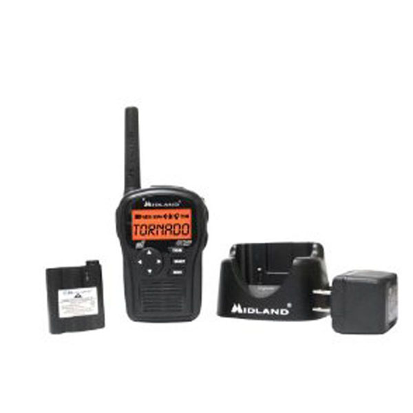 Midland Radio SAME hand held radio w/accessories