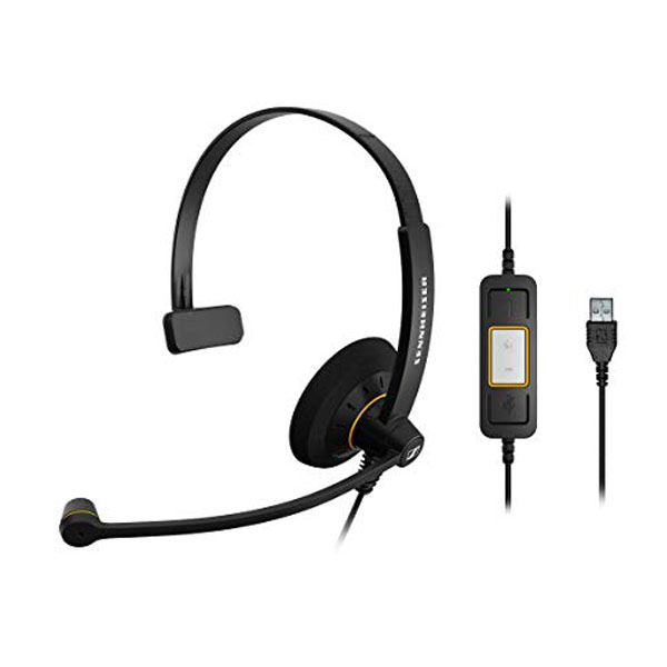 Sennheiser SC30 USB ML Mono USB Headset, optimized for use with Microsoft Lync